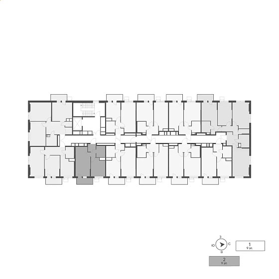 Квартира 1-комн. 36.5 кв. м