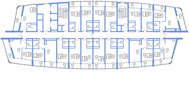 Апартаменты 1-комн. 50.21 кв. м