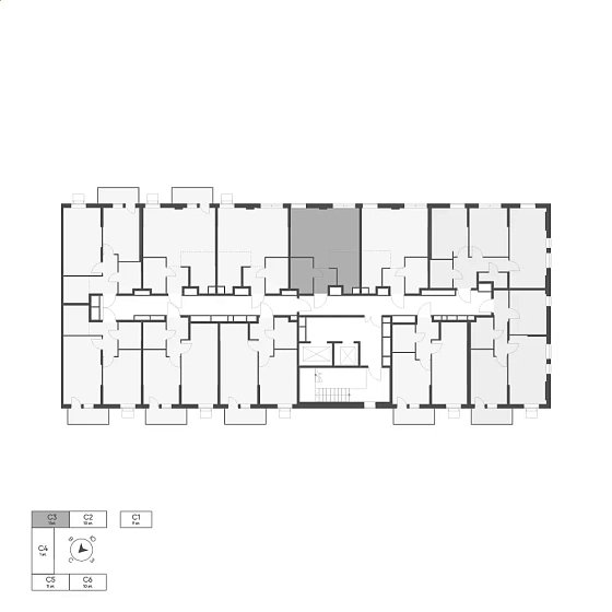 Квартира 1-комн. 35.81 кв. м
