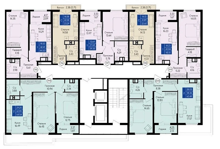 Квартира Студия 23.29 кв. м