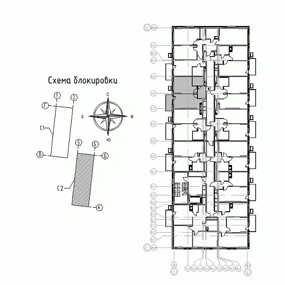 Квартира 1-комн. 38.59 кв. м