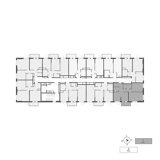 Квартира 2-комн. 63.08 кв. м