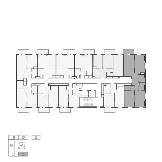 Квартира 3-комн. 87.73 кв. м