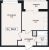 Квартира 1-комн. 36 кв. м