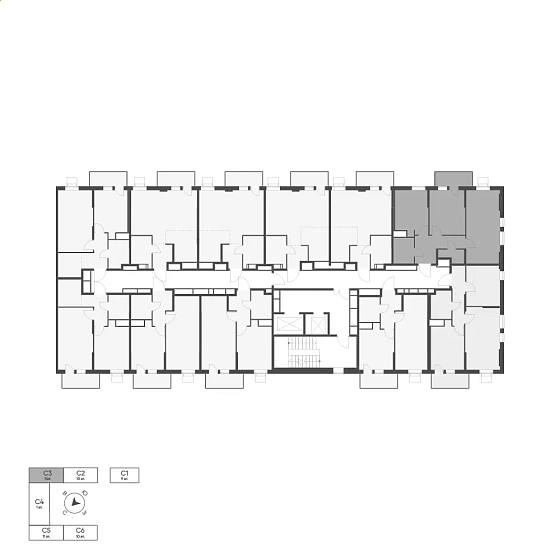 Квартира 2-комн. 56.9 кв. м