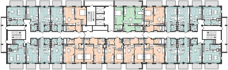 Апартаменты 1-комн. 32.5 кв. м