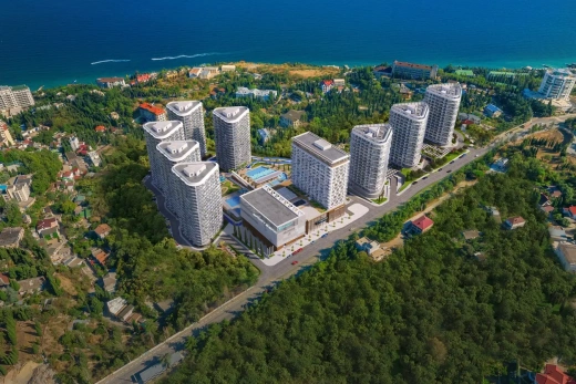 Апартаменты 1-комн. 53.52 кв. м