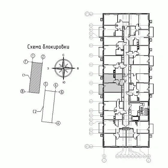 Квартира 1-комн. 36.19 кв. м