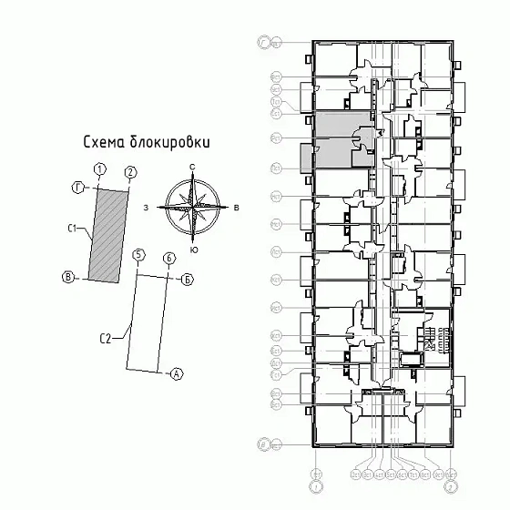 Квартира 1-комн. 39.92 кв. м