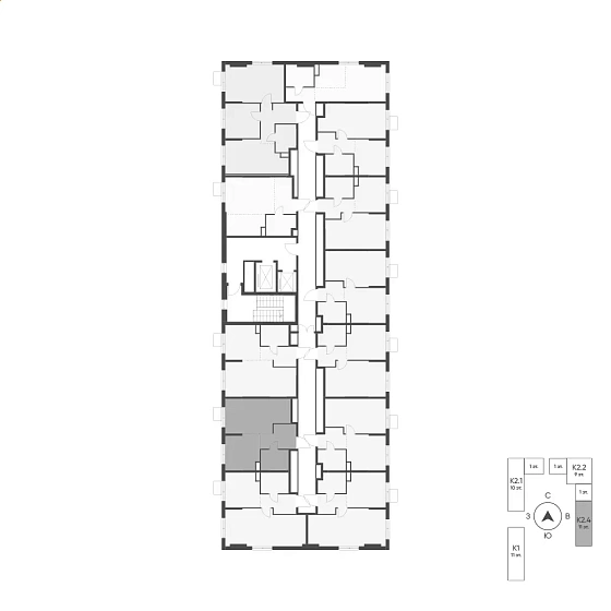 Квартира Студия 37.1 кв. м