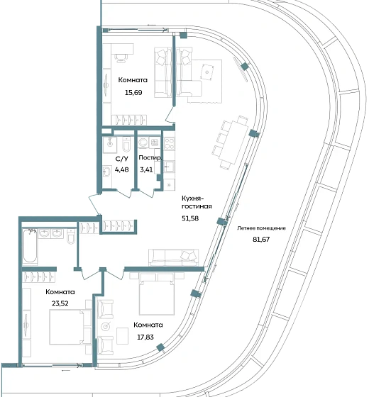 Объект недвижимости 198.18 кв. м