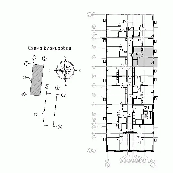 Квартира 1-комн. 39.05 кв. м