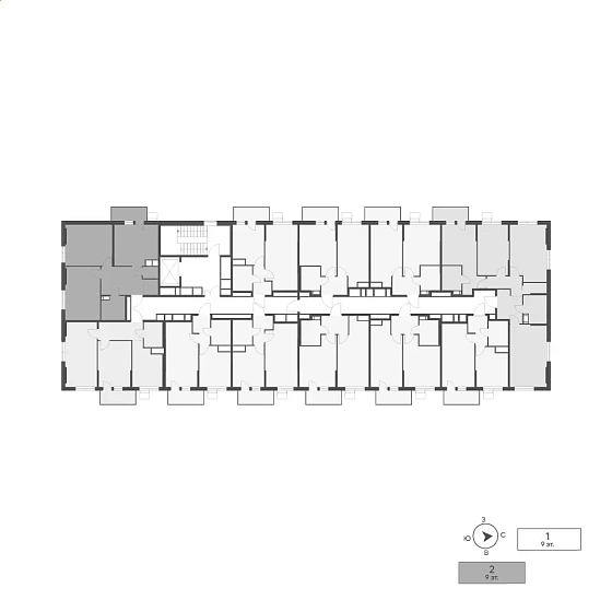 Квартира 2-комн. 65.72 кв. м