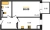 Квартира 1-комн. 38 кв. м