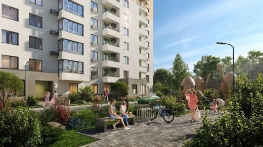 Квартира 1-комн. 34.1 кв. м