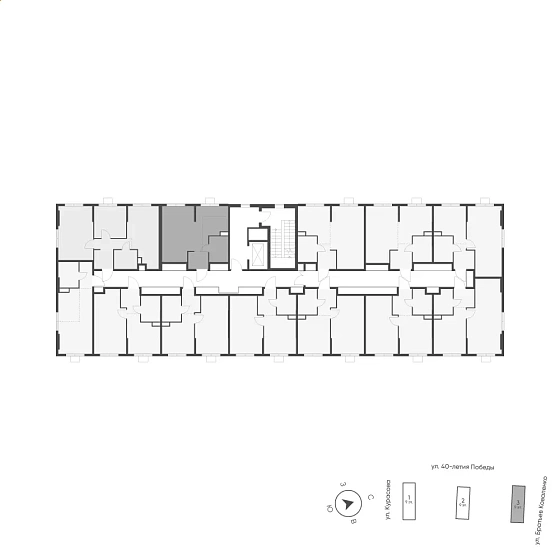 Квартира 1-комн. 35.1 кв. м