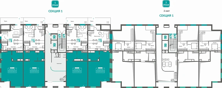 Квартира 1-комн. 64.26 кв.м