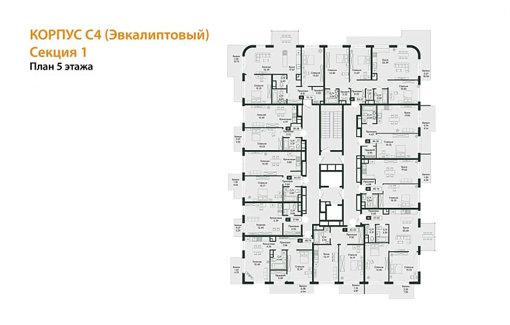 Квартира Студия 27.86 кв. м