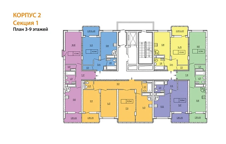 Квартира 1-комн. 35.68 кв. м