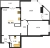 Квартира 2-комн. 71.73 кв. м