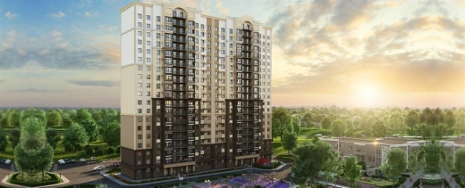 Квартира 1-комн. 39.5 кв. м