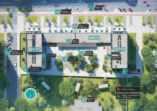 Квартира 1-комн. 55.41 кв.м