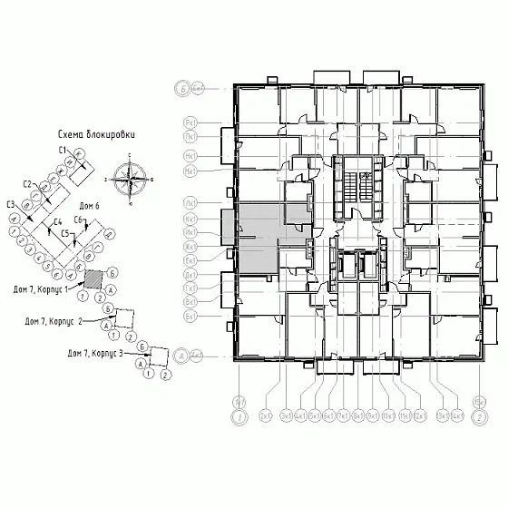 Квартира 1-комн. 34.3 кв. м