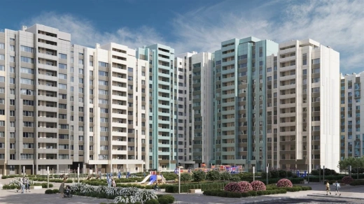 Квартира 3-комн. 77.5 кв. м