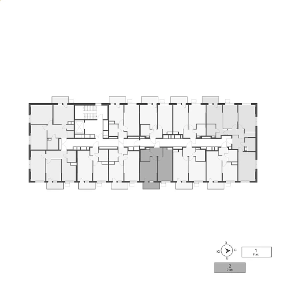 Квартира 1-комн. 40.03 кв. м