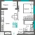 Квартира 1-комн. 34.5 кв.м