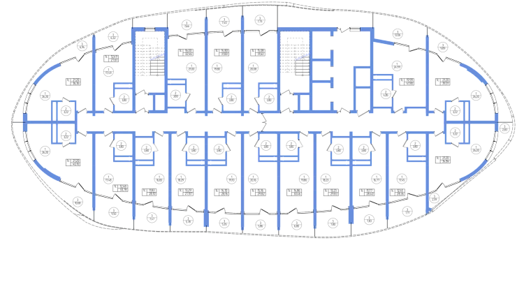 Апартаменты Студия 41.9 кв. м