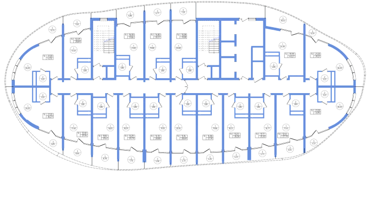 Апартаменты Студия 39.21 кв. м