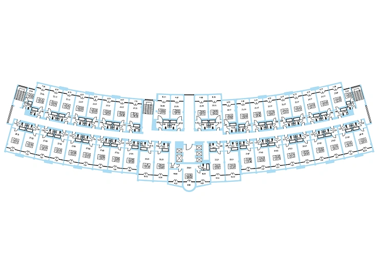 Апартаменты Студия 53.5 кв. м