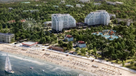 Апартаменты 1-комн. 44.9 кв. м