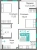 Квартира 2-комн. 46 кв.м
