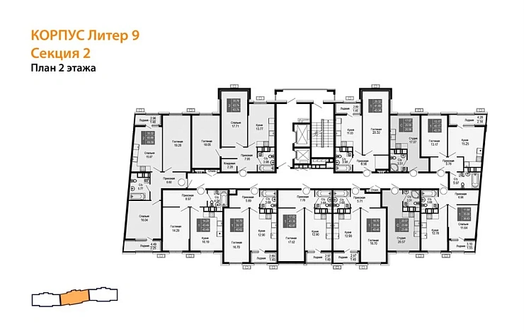 Квартира 1-комн. 36.63 кв. м
