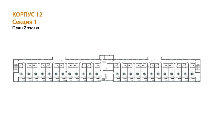 Квартира Студия 32.9 кв. м
