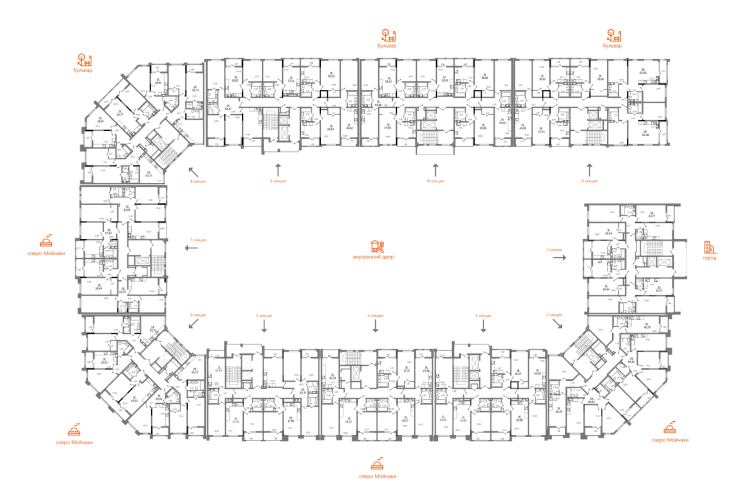 Квартира 2-комн. 63.3 кв. м