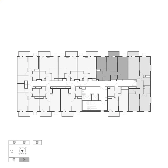 Квартира 2-комн. 58.08 кв. м