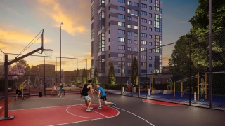 Квартира 1-комн. 45.3 кв. м