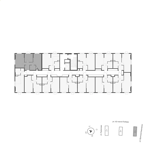 Квартира 2-комн. 54.1 кв. м
