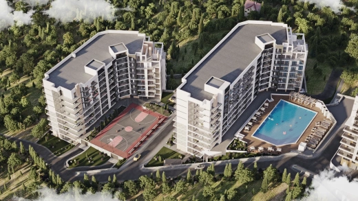 Апартаменты 1-комн. 52.3 кв. м