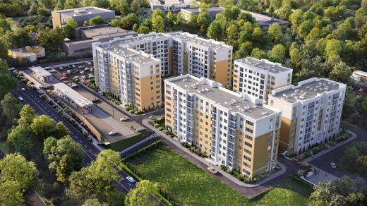 Квартира 1-комн. 52.1 кв. м