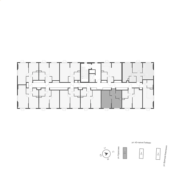 Квартира 1-комн. 35.6 кв. м