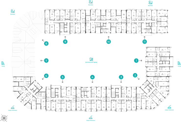 Квартира 1-комн. 39.62 кв. м