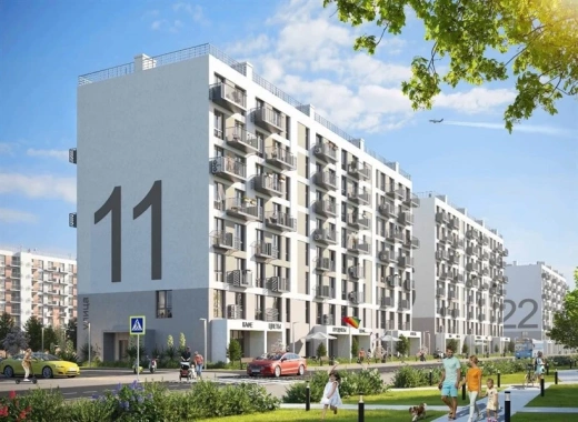 Квартира 1-комн. 43.24 кв. м