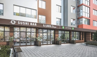 Квартира 1-комн. 41.3 кв. м