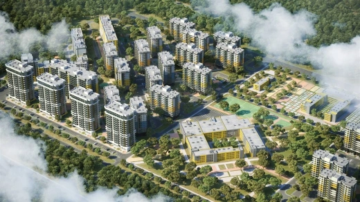 Квартира 3-комн. 65.1 кв. м