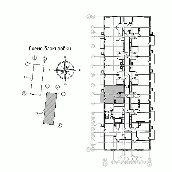 Квартира 1-комн. 36.31 кв. м