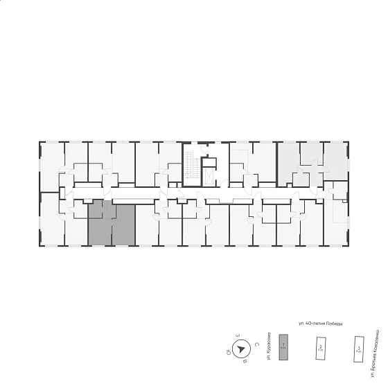 Квартира 1-комн. 36.8 кв. м